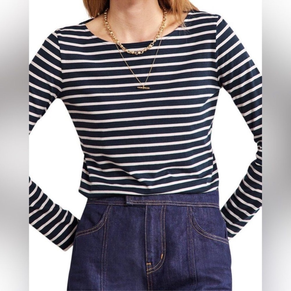 Boden striped top